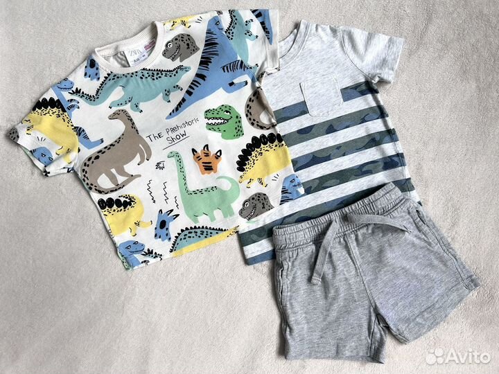 Футболки zara, oshcosh. Шорты mothercare