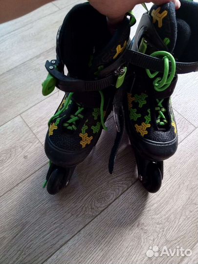 Роликовые коньки детские раздвижные