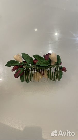 Колье с розами, набор