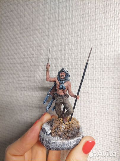 Оловянный солдатик, берсерк, 54 мм