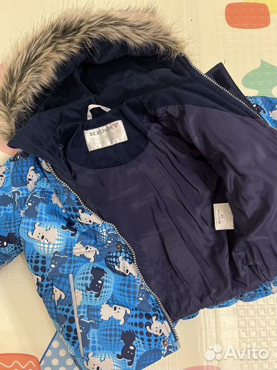 Зимний костюм kerry для мальчика 80