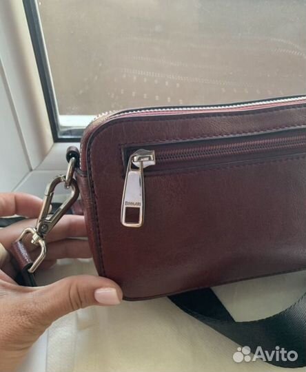 Сумка binnari кроссбоди испания натуральная кожа