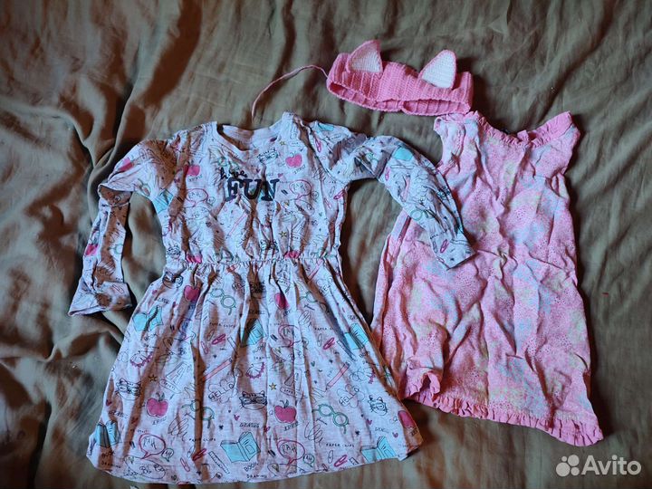 Вещи пакетом для девочки 104, 110