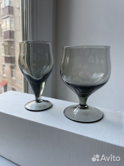 Рюмки, фужеры-Цветное стекло СССР