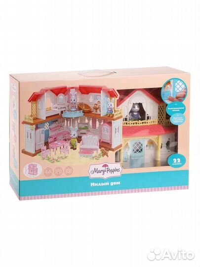 Домик с фигурками-питомцами Mary Poppins Милый дом