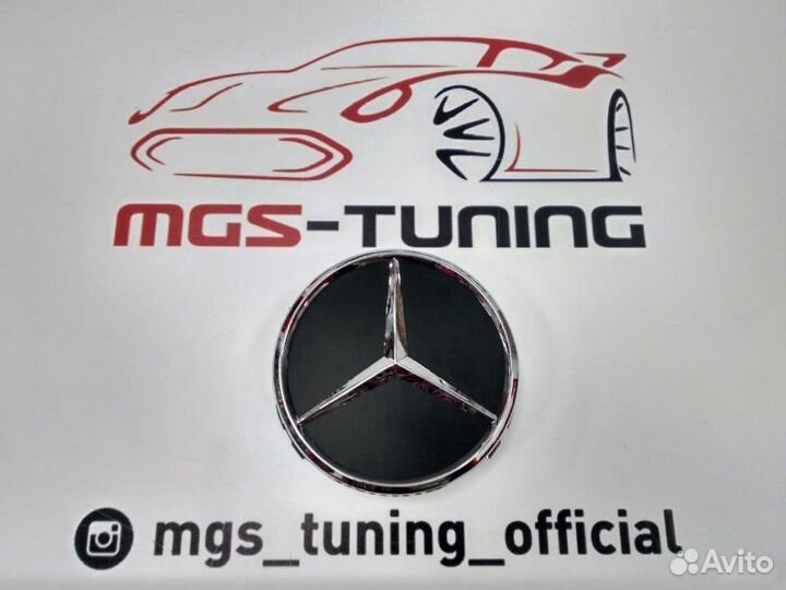 Колпачок в ступицу Mercedes Black