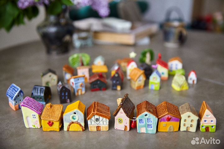 Керамика ручной работы домики