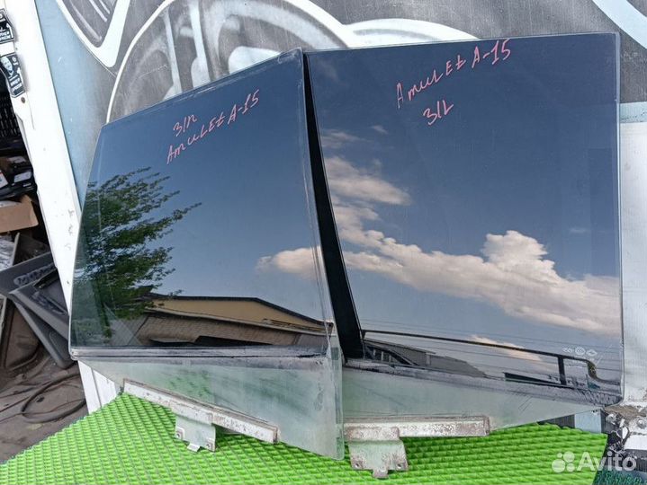 Задние стёкла левое правое Chery amulet a15