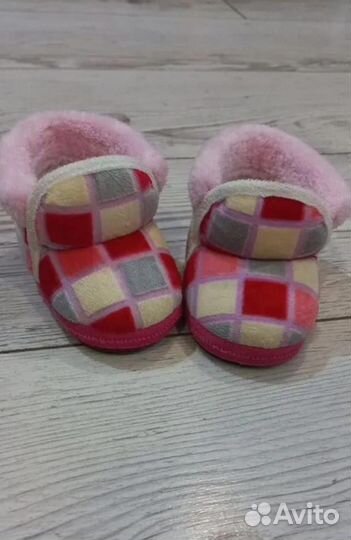 Тапочки домашние детские, размер 19-20