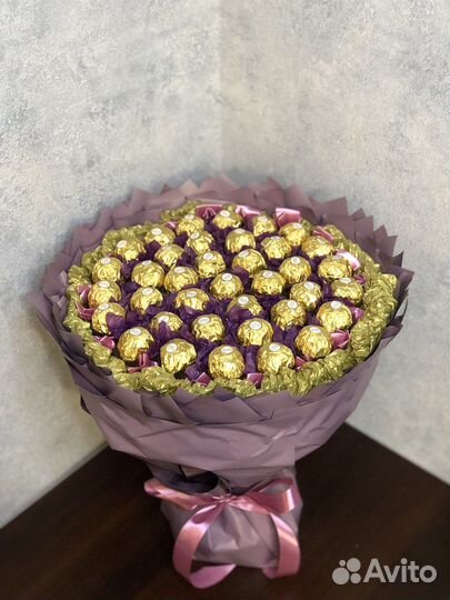 Съедобные букеты букет из конфет fererro