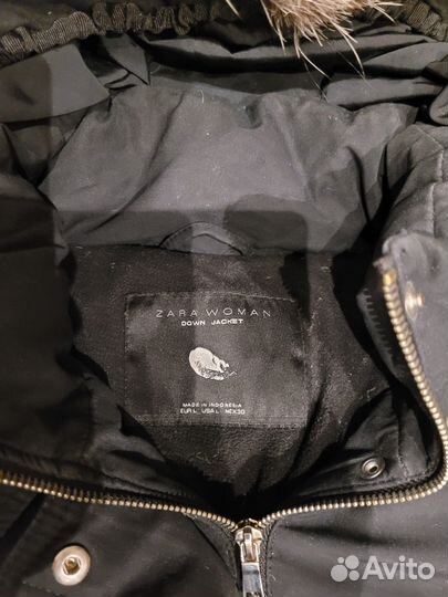 Пуховик женский zara