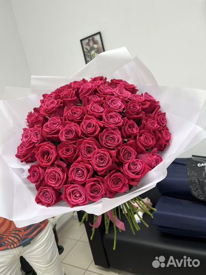 Букет розы 51 роза