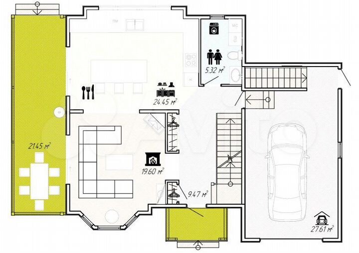 Дом 252 м² на участке 6,5 сот.