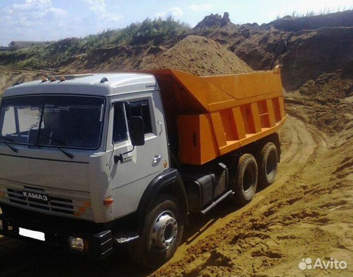 Песок карьерный доставка