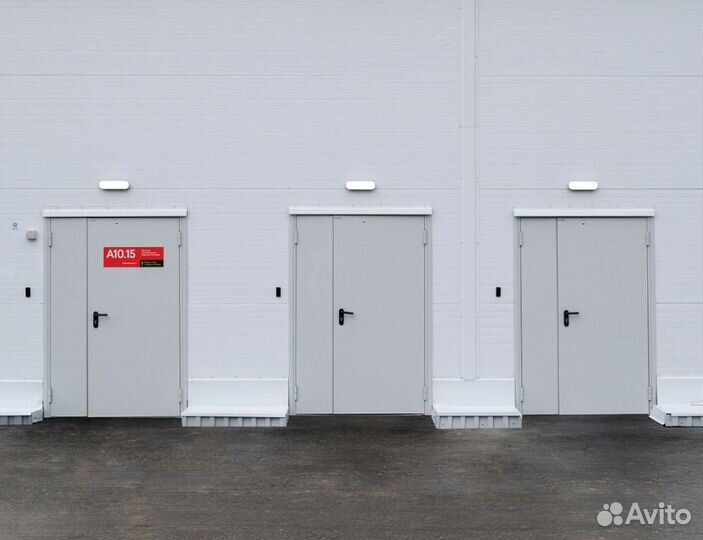 Двустворчатые технические двери DoorHan