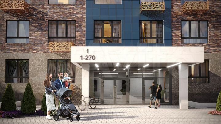 2-к. квартира, 77,6 м², 3/25 эт.