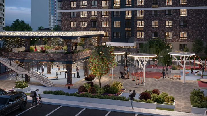 2-к. квартира, 77,6 м², 7/25 эт.