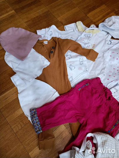 Вещи пакетом на девочку (62-68)