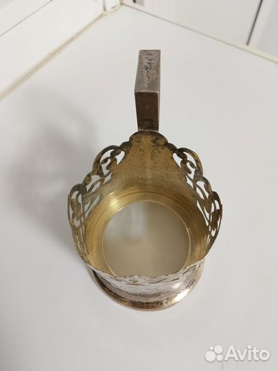 Подстаканник серебро 875