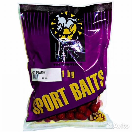 Бойлы тонущие Lion Baits Sport Baits 20мм 1кг