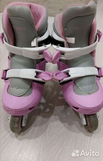 Роликовые коньки детские раздвижные. ролики