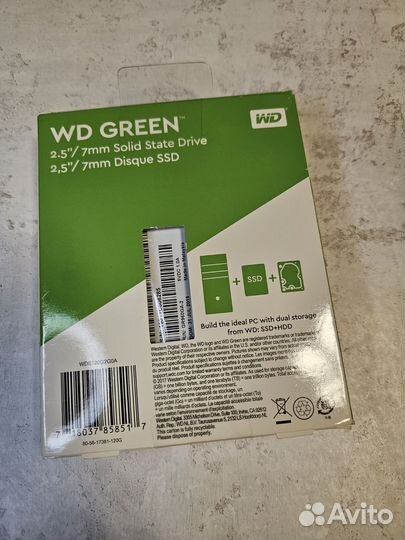 Ssd SATA 2.5 120gb Western Digital