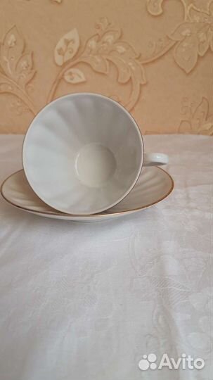 Чайная пара лфз костяной фарфор