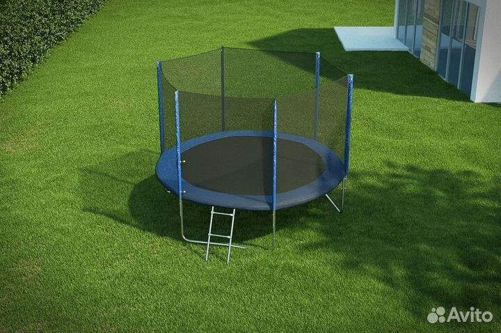 Батут. Батут с защитной сеткой