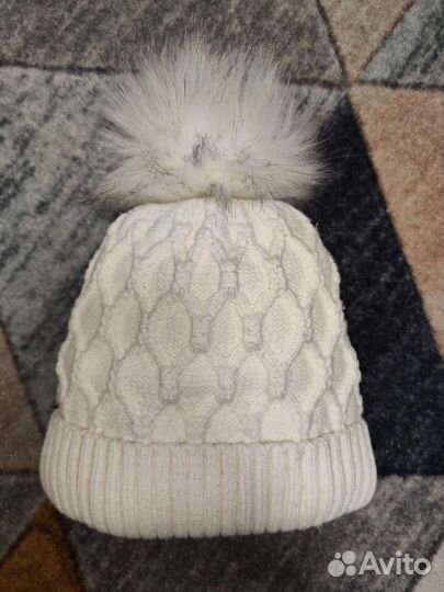 Зимняя шапочка на девочку