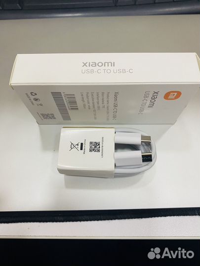 Кабель для Xiaomi Fast Charger (type-c - type-c)