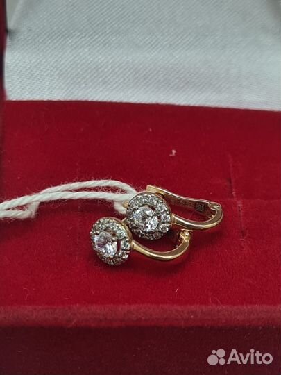 Золотые серьги проба 585 Арт.007453280224