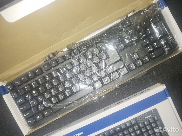 Клавиатура, мышь sven