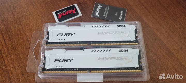 Оперативная память Kingston Fury DDR4 32gb (2x16)