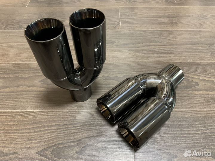 Насадки на Глушитель титан двойная пара