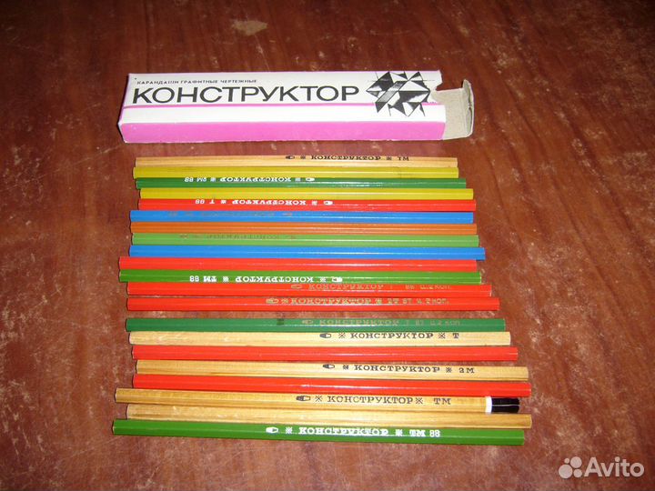 Карандаши Конструктор простые СССР (новые)