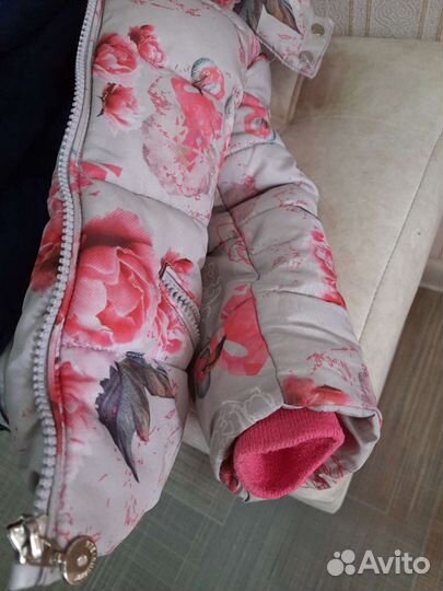 Зимний костюм для девочки 86 р