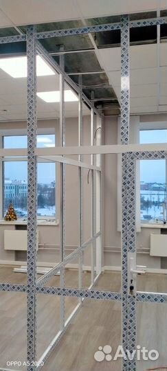 Перегородки алюминиевые