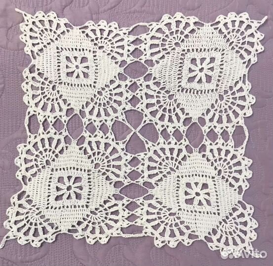 Салфетка крючком