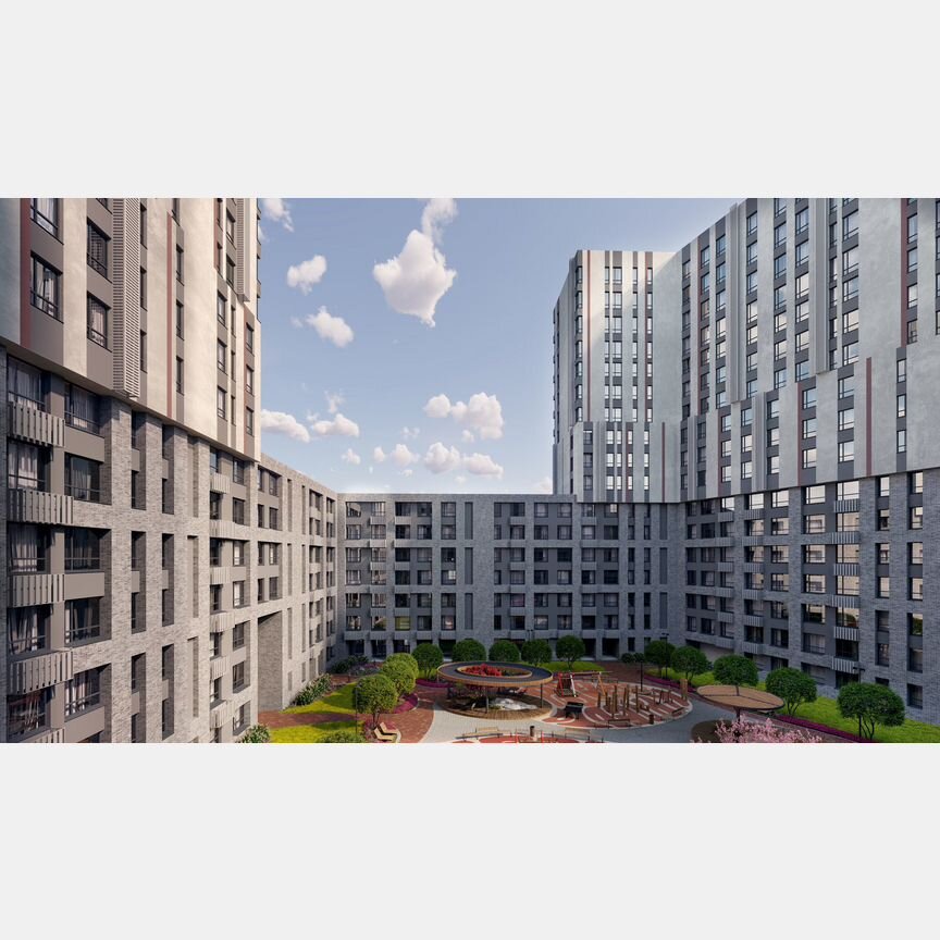 1-к. квартира, 36,1 м², 4/17 эт.