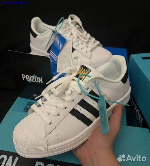 Кроссовки adidas superstar оригинал poizon