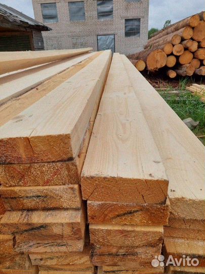 Доска обрезная 25х100х6000 мм Ель