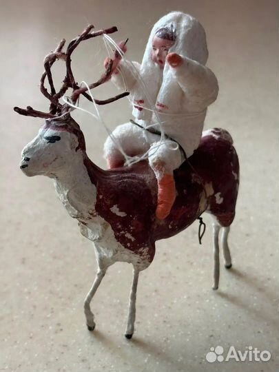 Ватные елочные игрушки СССР