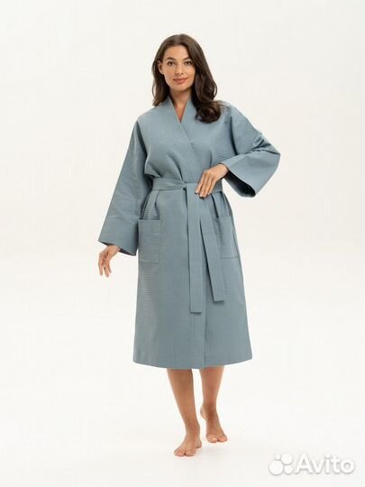 Халат банный вафельный Артикул 1609 - 1606