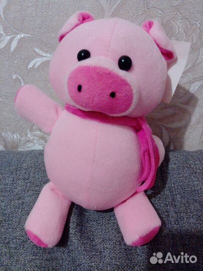 Плюшевый поросёнок, мягкая игрушка