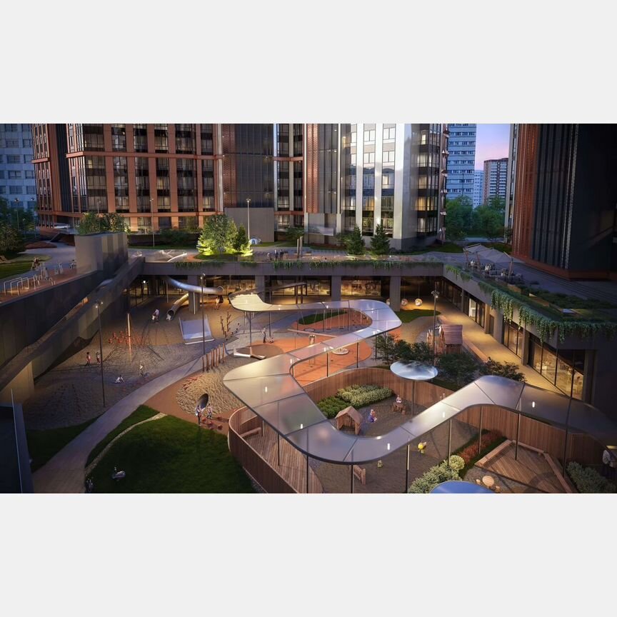 1-к. квартира, 42 м², 31/50 эт.