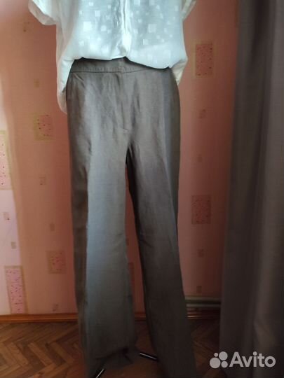 Брюки Claudia Strater шелк лён 50 размер