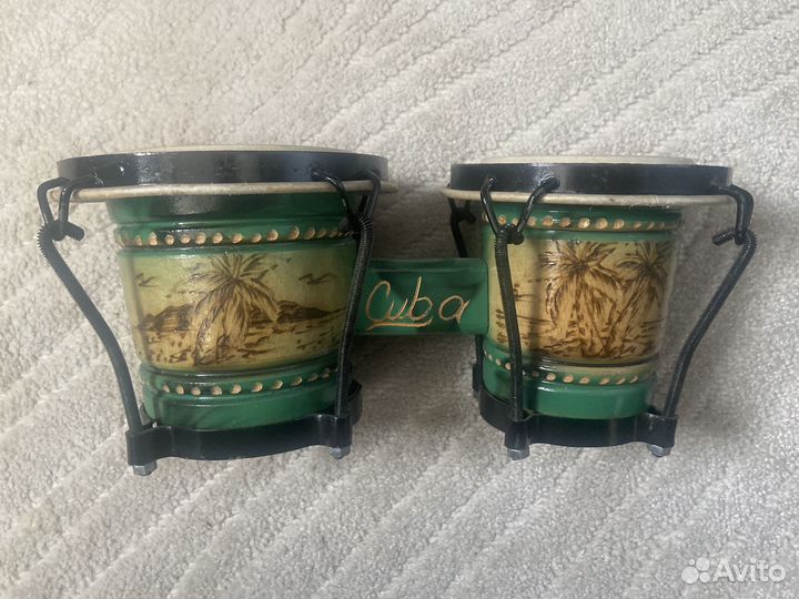 Барабаны bongo музыкальный инструмент