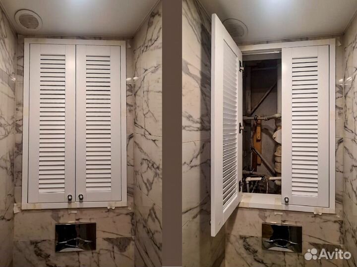 Жалюзийные двери и шкафы от производителя