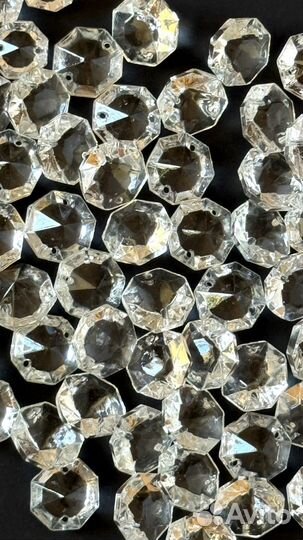 Запасные хрустальные подвески для люстры 124 шт