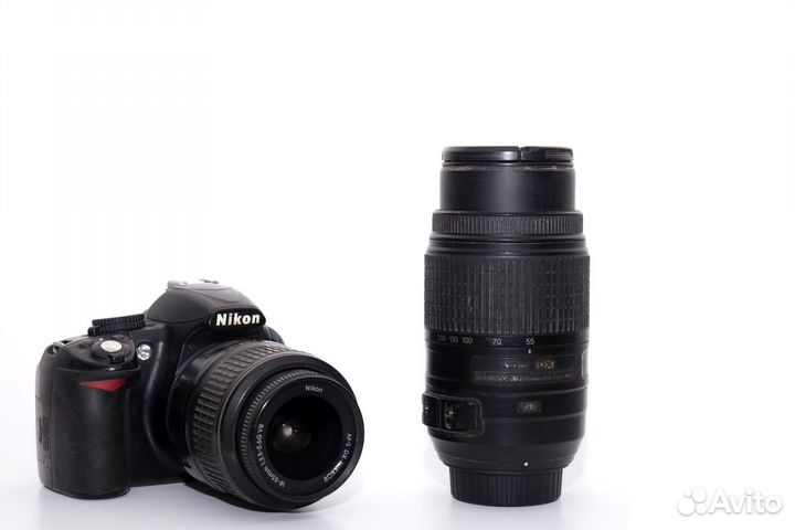 Фотоаппарат nikon d 3100 с объективом 55-300